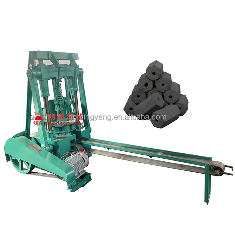 Energy saving Industrial Charcoal BBQ Honeycomb Coconut Shell Barbecue Shisha Coal Dust Briquette Punching Press Making Machine