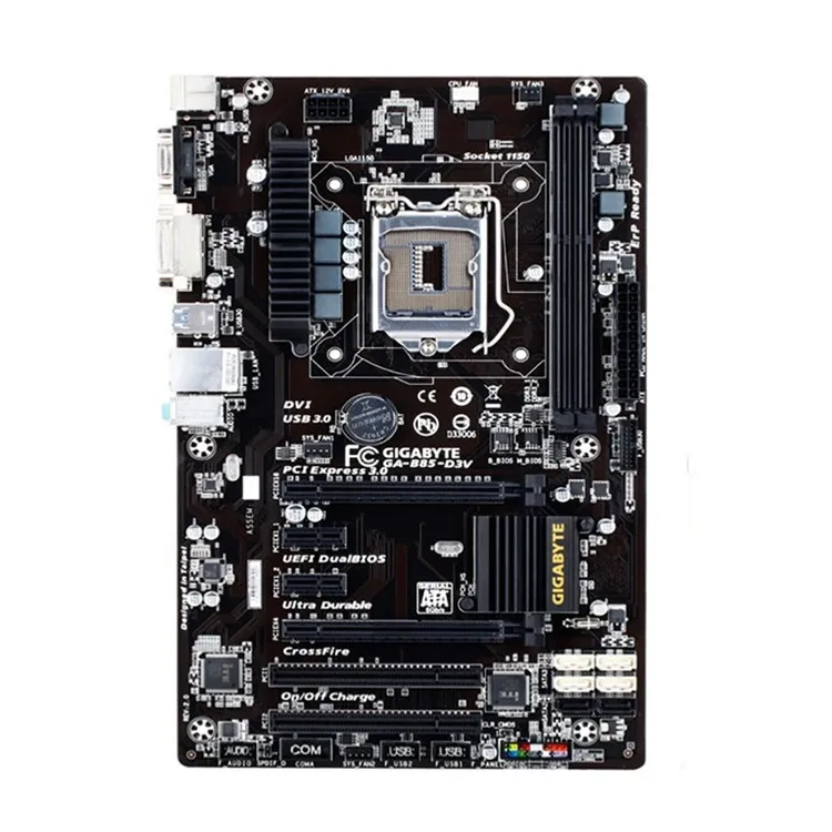 Hot Selling B85 Motherboard For Gigabyte Ga-b85-d3v Big Mainboard With Sata