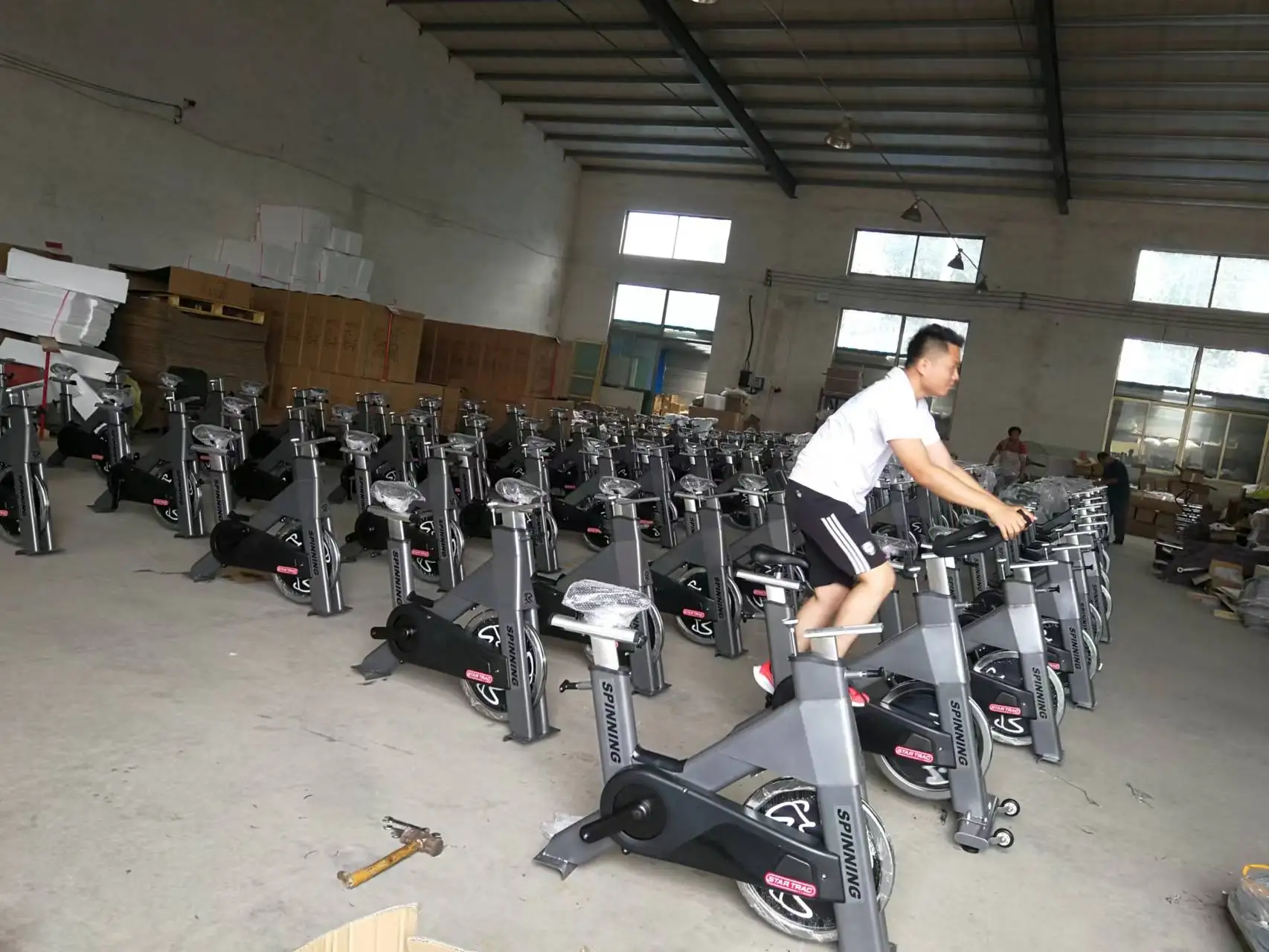 Gym cardio fitness equipment spinning bike  home indoor exercise bike aerobic cycling