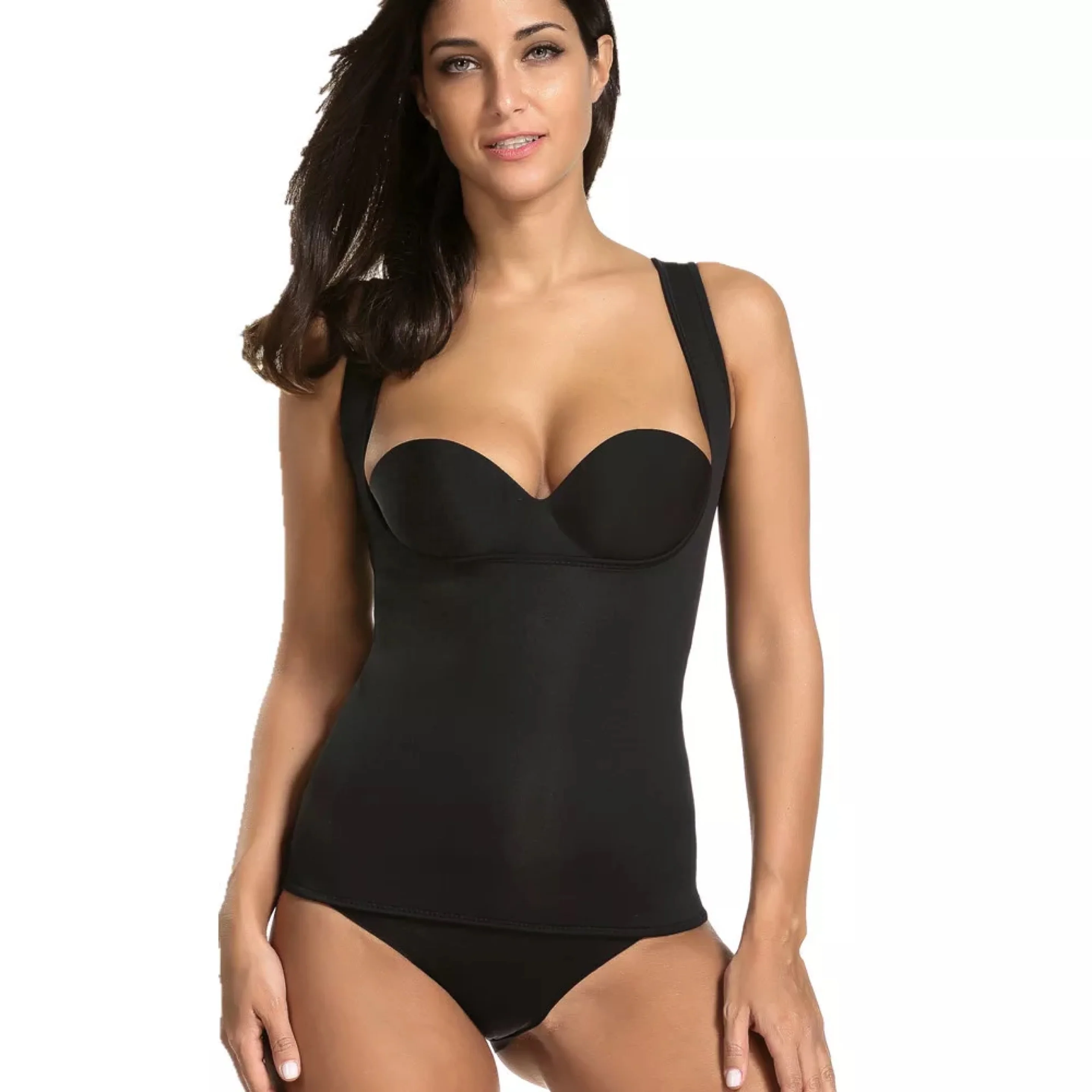 Slim Belt Neoprene body Shaper Vest Sweat Sauna Black Shapewear slimming waist trainer corset