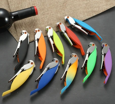 Hot sale Red Wine Plastic Corkscrew Home Creative Simple Practical Bottle Opener