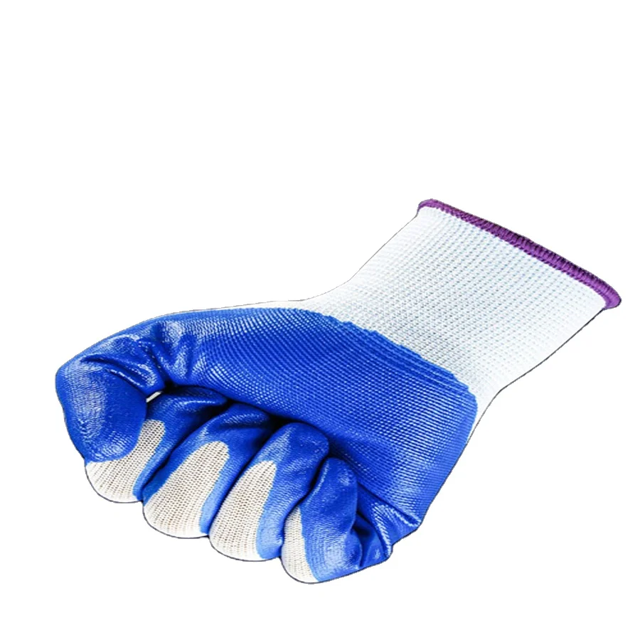Guangzhou Manufacturers Safety protective gloves comfortable non-slip rubber household industrial latex gloves