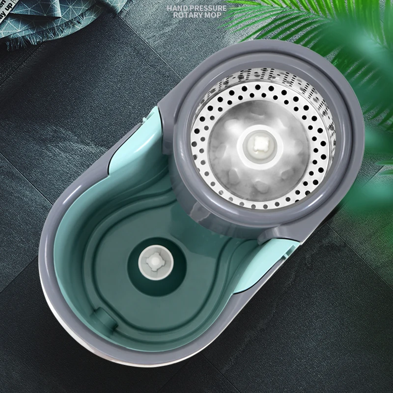 Mop spin microfiber flat rotary mops magic floor cleaner 360 spinning mop sewage separation rotation squeeze bucket
