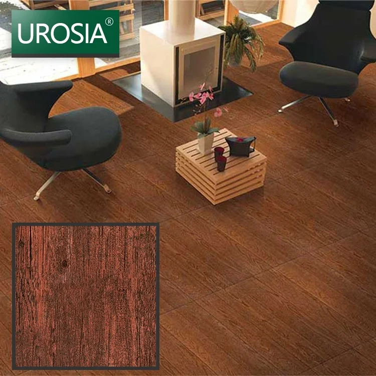 Foshan Wood Texture Waterproof Terrace Ceramic Tile Wooden Rustic Ceramic Floor Tile 60x60 Indoor and outdoor Tiles