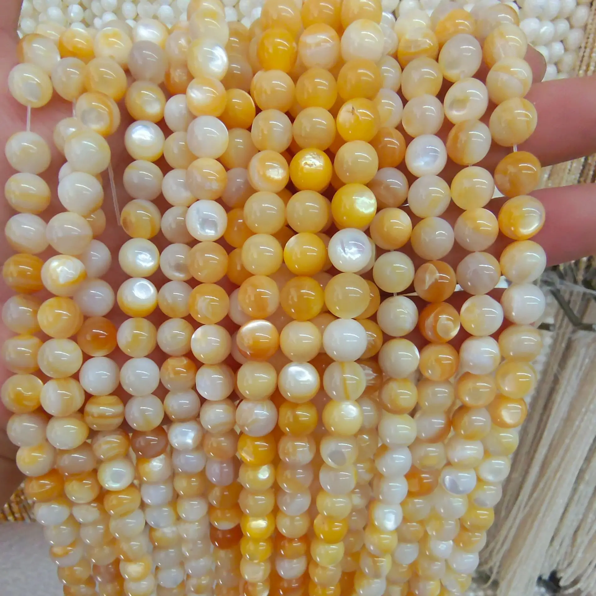 Anwen shell pearl coral beads Nature stones loose beads wholesale diy naked bead accessories manufacturers direct sales
