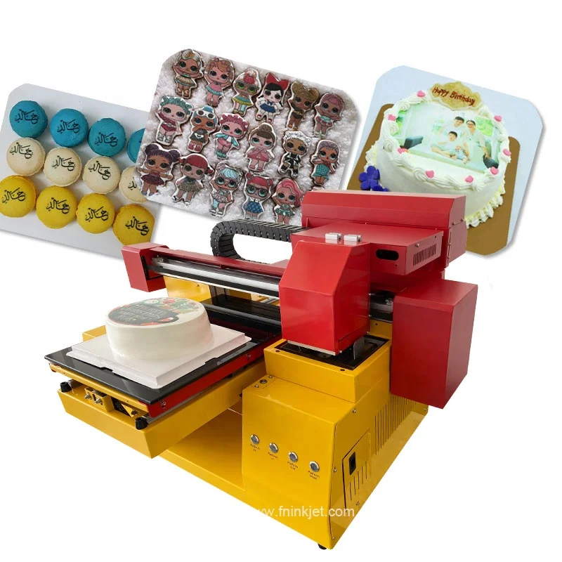 Hot Selling All in One Edible Food Printing Direct to Cake Candy Cookie Macaron A1 A2 A3 Marshmallow Printer