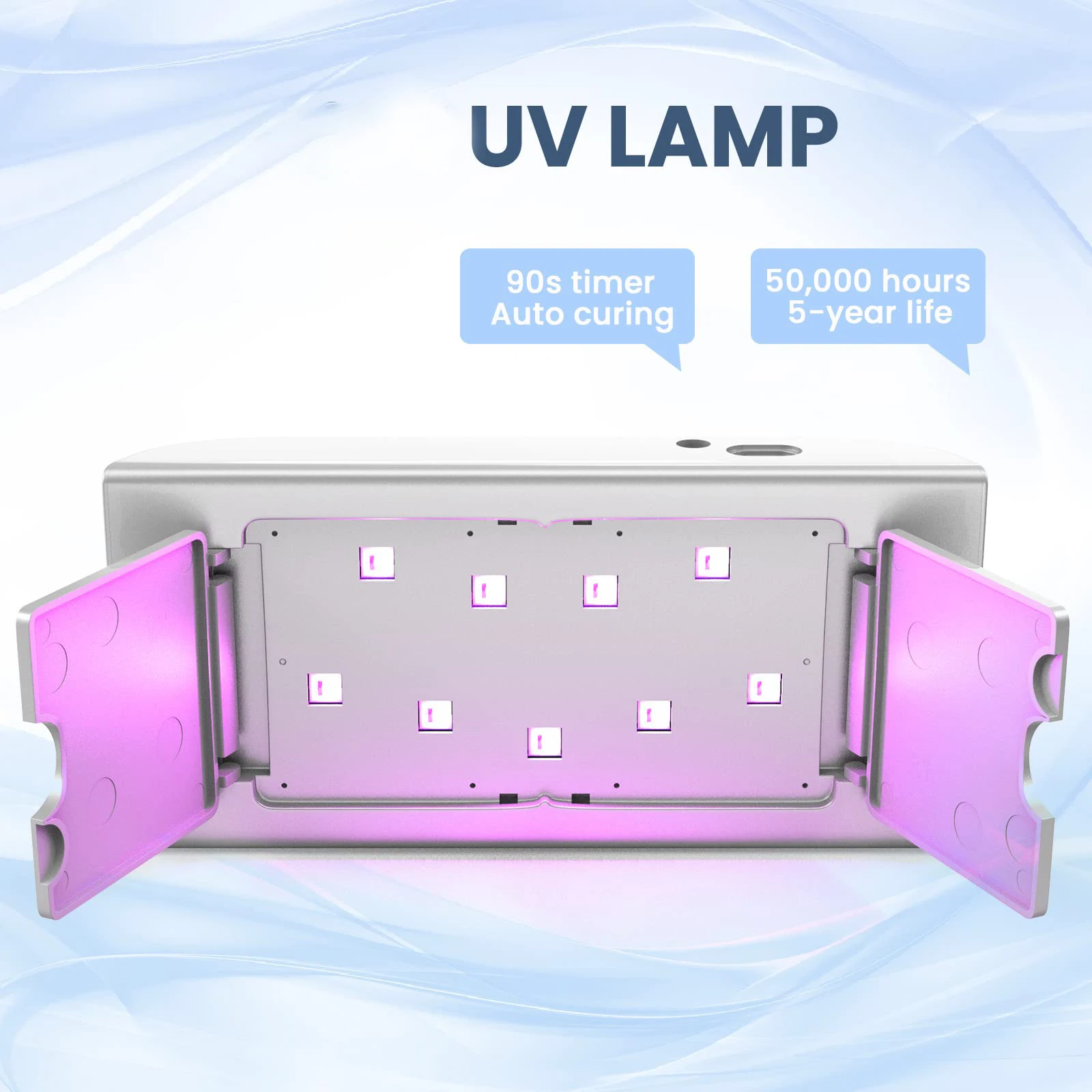 2022 amazon hot nail drill and uv lamp 2 in 1 black rechargeable led gel uv nail lamp for gel nail polish dryer