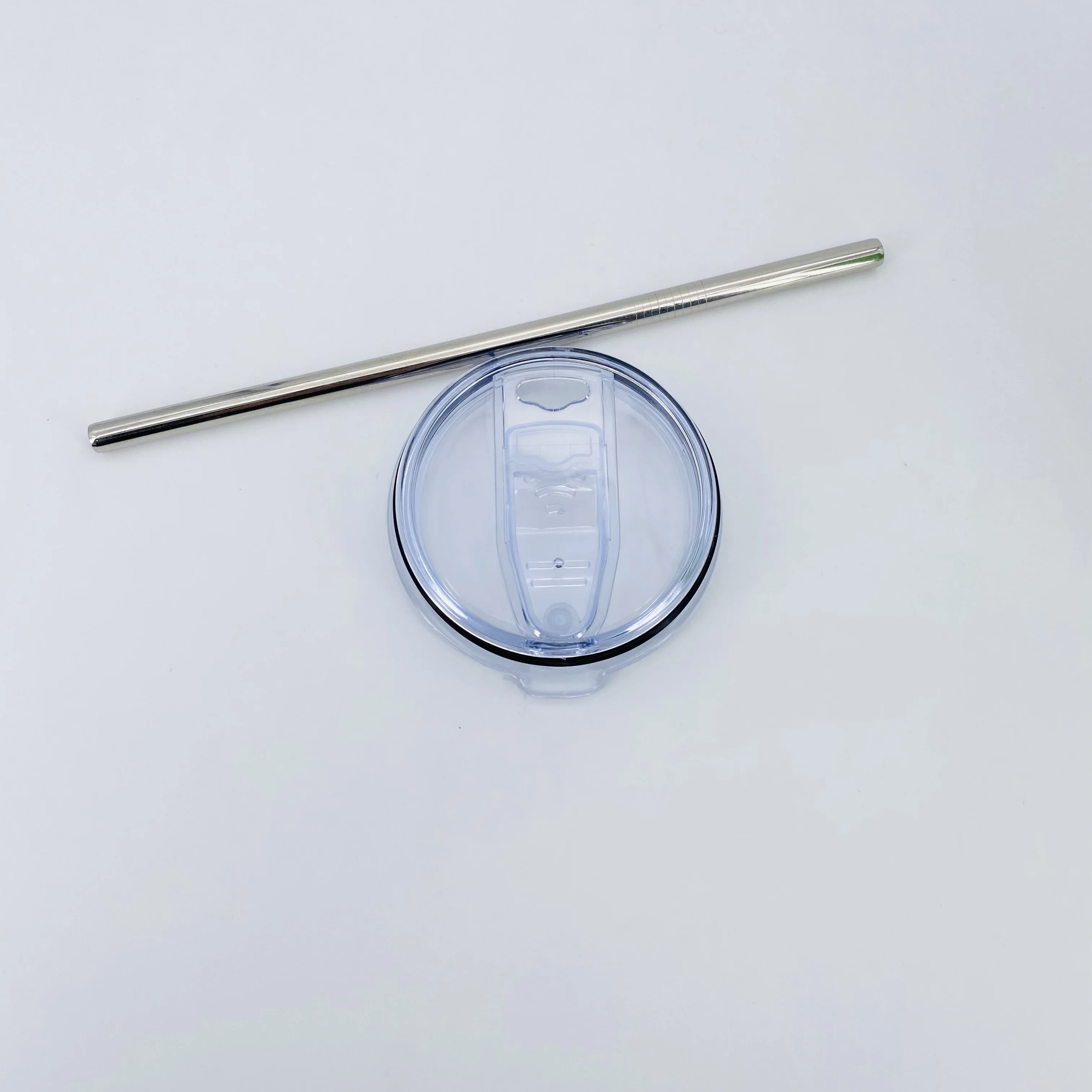 High Quality 20oz Custom Logo Straw Cup Powder Coated Vacuum Insulated Double Wall Stainless Steel Reusable Car Camping Cup