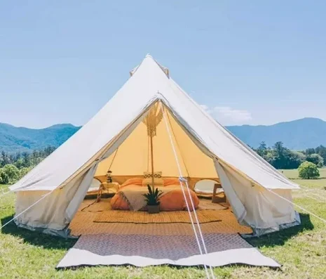 Decorative Outdoor Tents for Indian Festivals and Parties Bell Tent Quick Setting