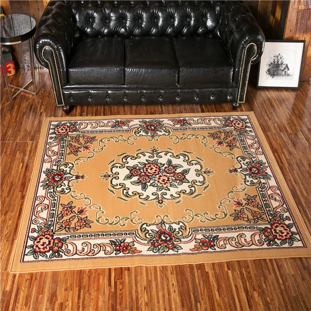 Jute backing Classical cut pile cheap polypropylene PP BCF Machine made floor carpet