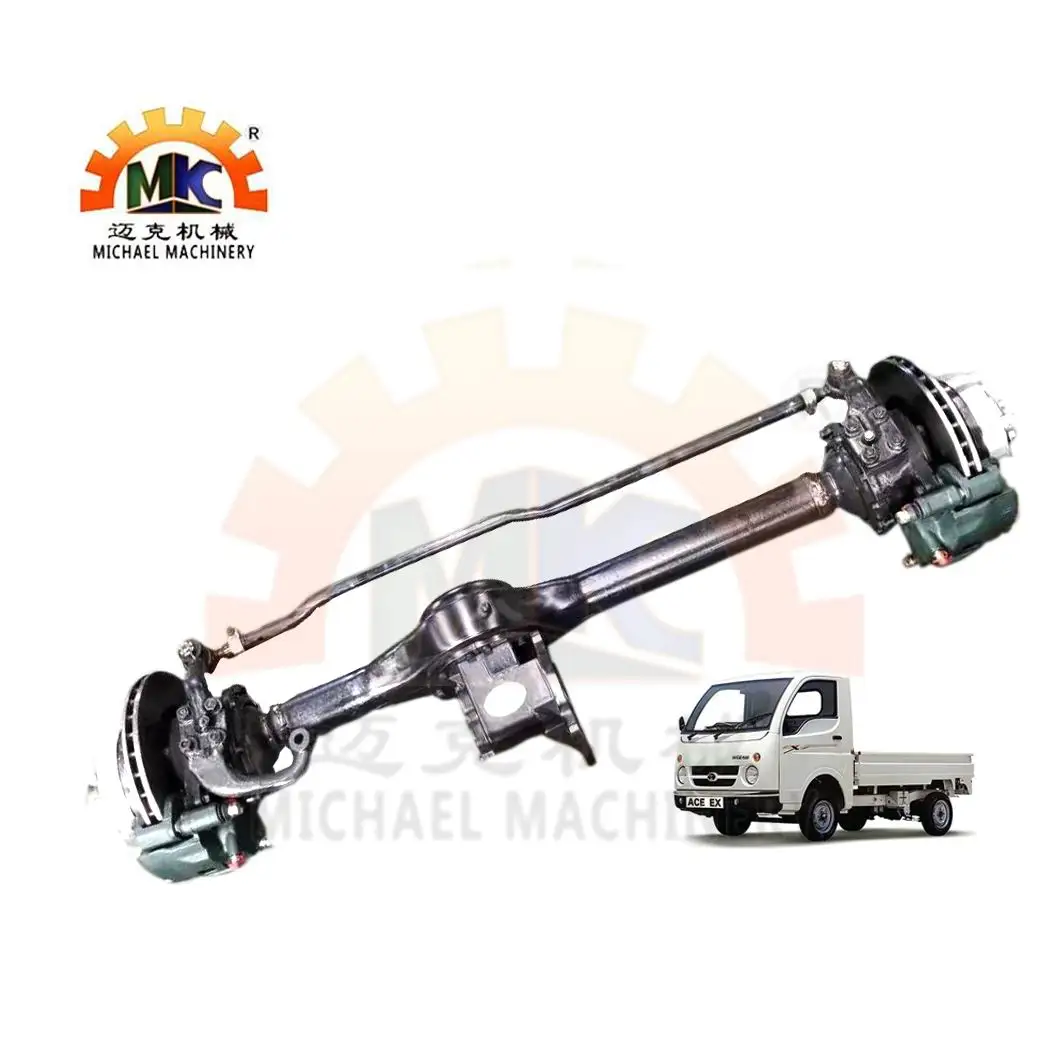 Customized 4WD/4WS Mini/Small Electric Truck Front Wheel Drive Axle with 72v/10kw AC Motor