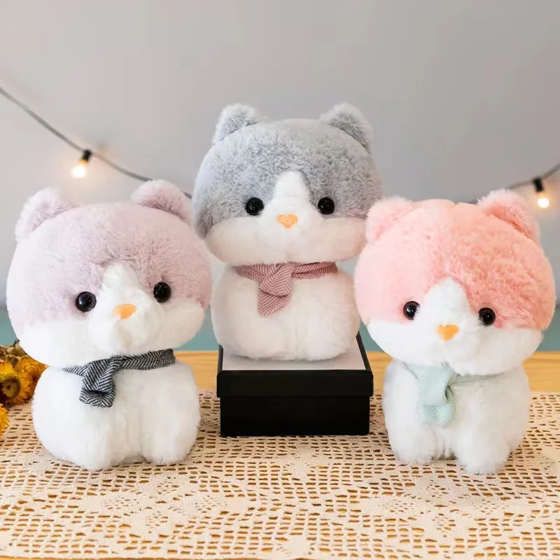 Hot selling cartoon cute puppy plush toys corgi stuffed animals wholesale