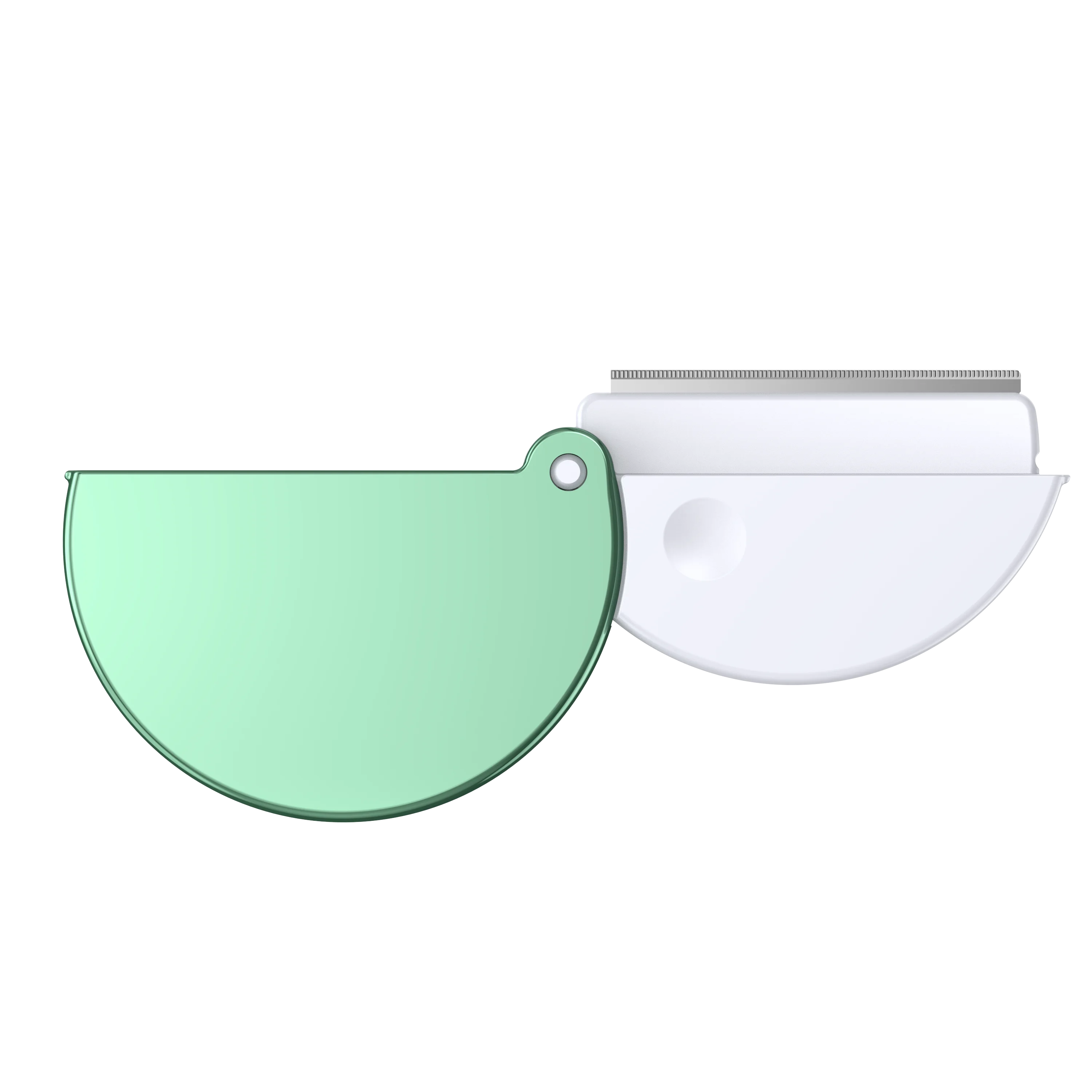 Vcolor Роскошный Металлический триммер для бровей из нержавеющей стали, экологически чистая Бритва для бровей