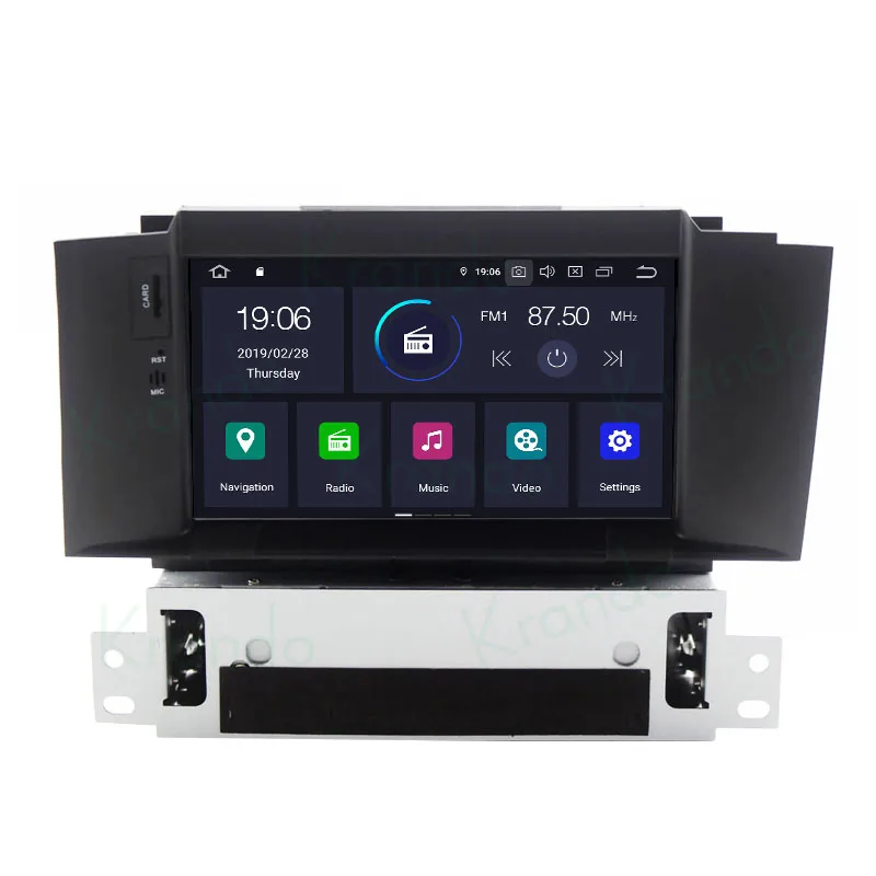 Krando Android 11.0 4G 64G 7' Full Touch Screen Car Radio GPS Navigation For Citroen C4 2012- 2014 Retrofit Head Unit