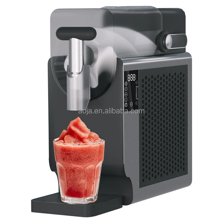 AOJA Stainless steel durable ice maker slush slushie instant slushy machine milkshake melting snow multiple new machine for sale