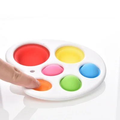 Popular Fidget Toy Push Pop Bubble Silicone Bubble Baby Toy for Simple Bubble Fidget Toy