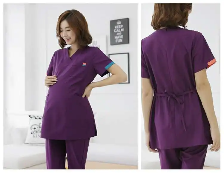 Safe And Healthy Cotton Stretch Nurse Uniform Cosy Nurse Uniform Scrubs