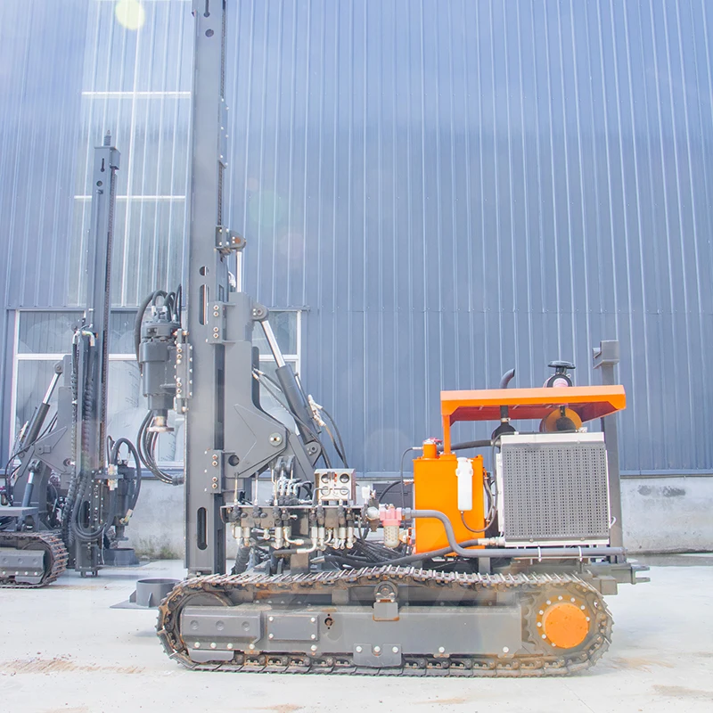 High-Efficiency Photovoltaic Solar foundation Pile Driver piling machine equipment- Suitable for Solar Power Projects