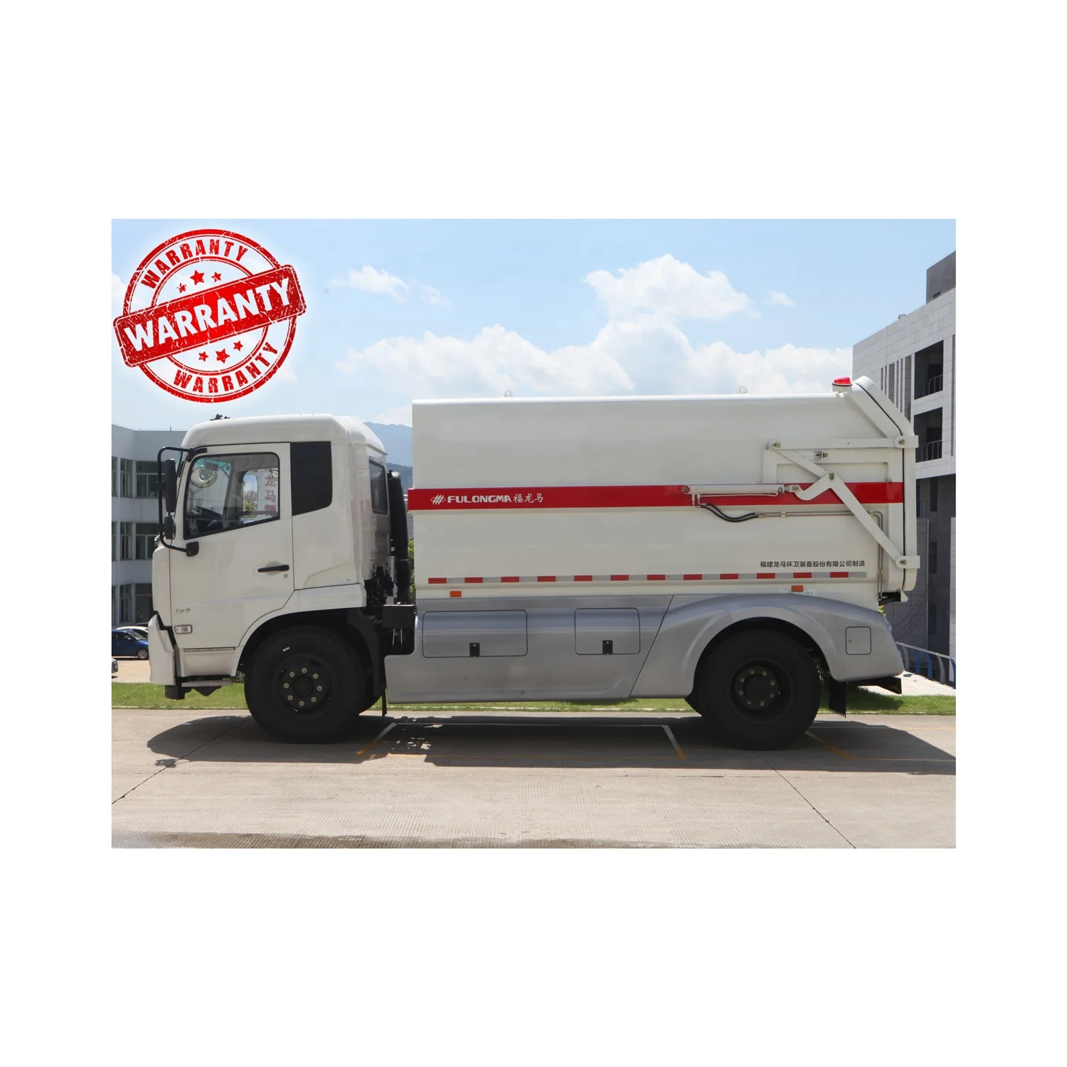 FULONGMA roll off dumping brand new garbage truck for sale