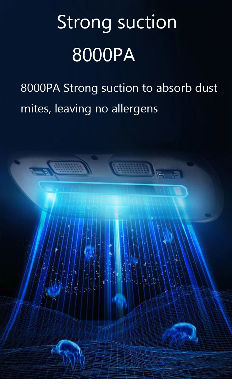 JINGOYANG new arrivals  portable mite remover vacuum cleaner wireless for car bed