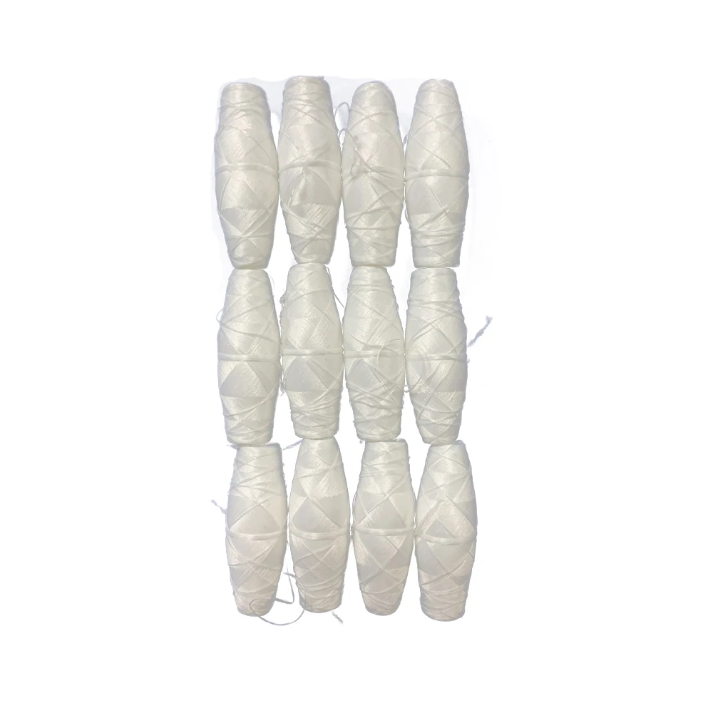 polyester yarn thread cotton material cocoon bobbin yarn for schiliffi machine factory price