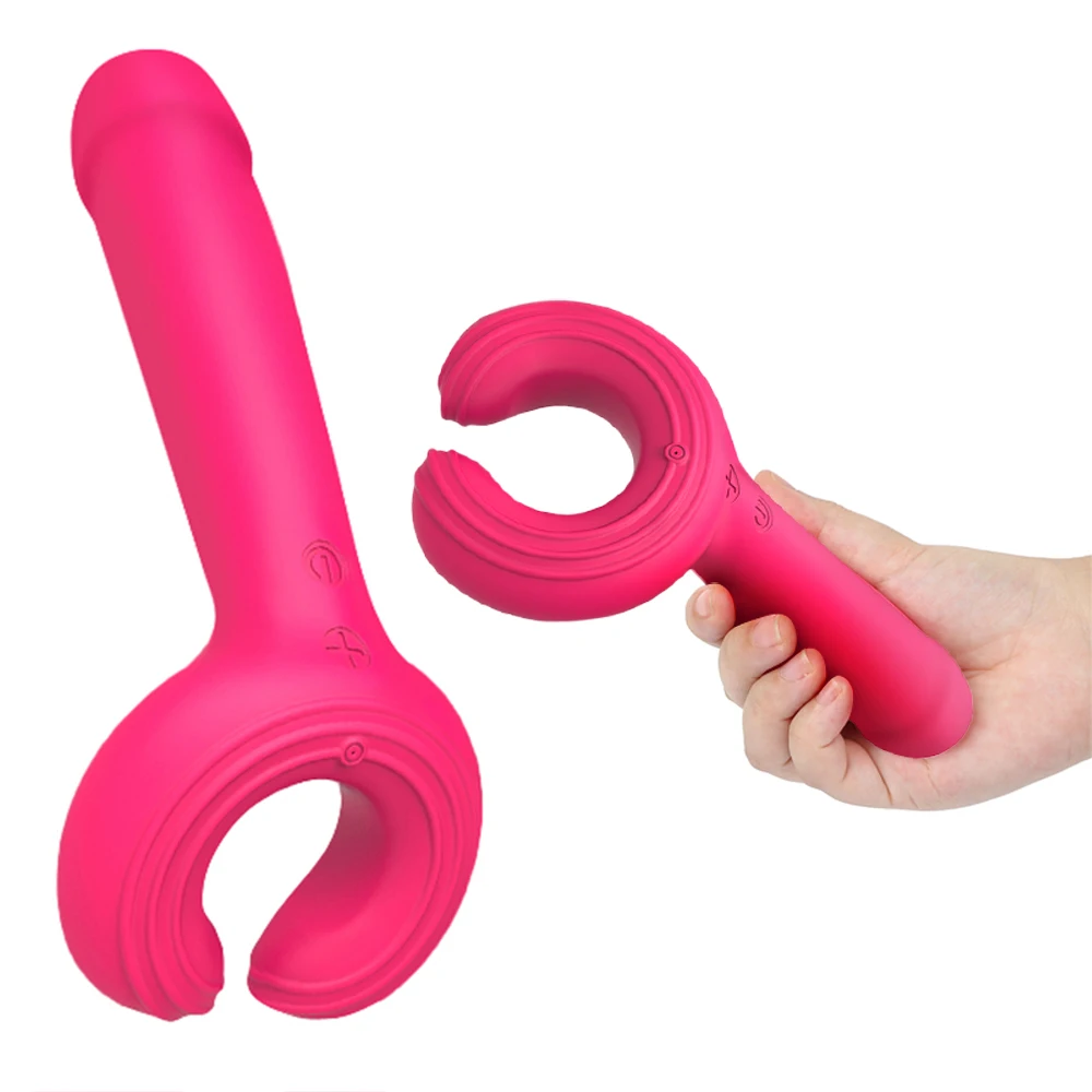 New Design 10-Frequency Three-Point Resonance Locks Up Sperm For Long Periods Of Time G Spot Wand Vibrator For Men