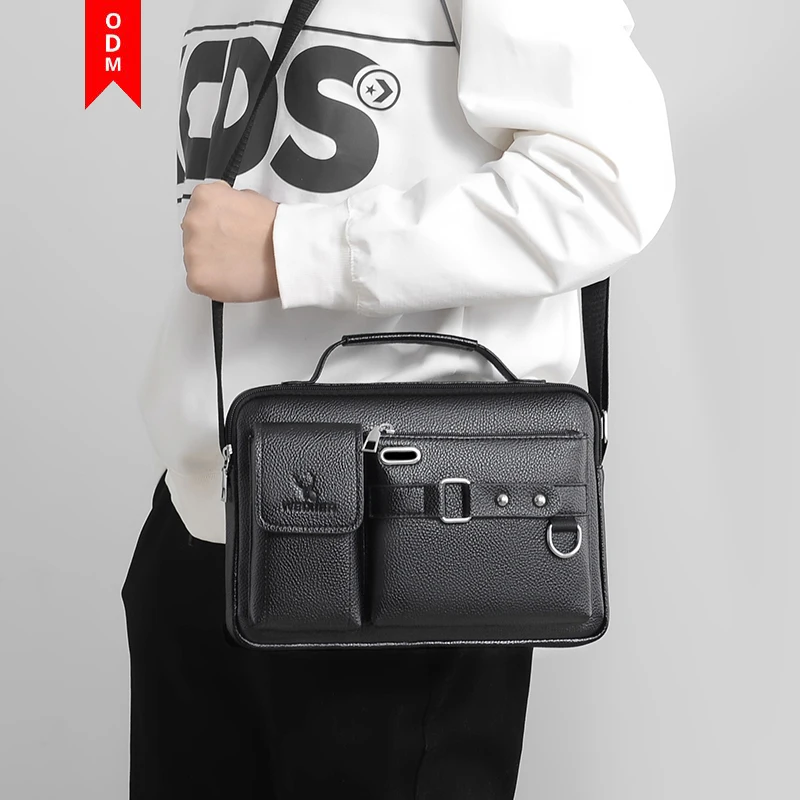 2023 Hot Sales Sacoche Homme Crossbody Bag Messenger Bag Briefcase for Men