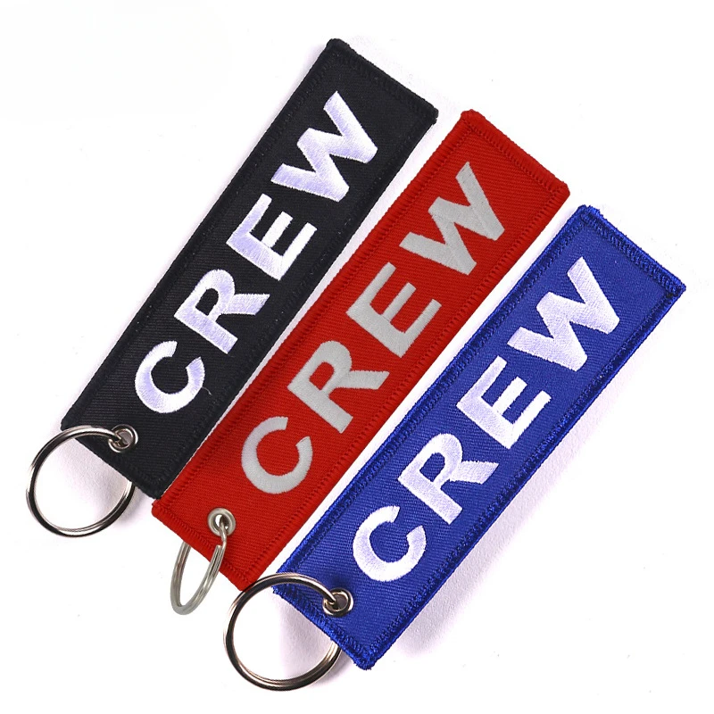 Custom Flight Crew Keychain Tags, Key Ring for Motorcycles, Scooters, Cars & Gifts - Personalized