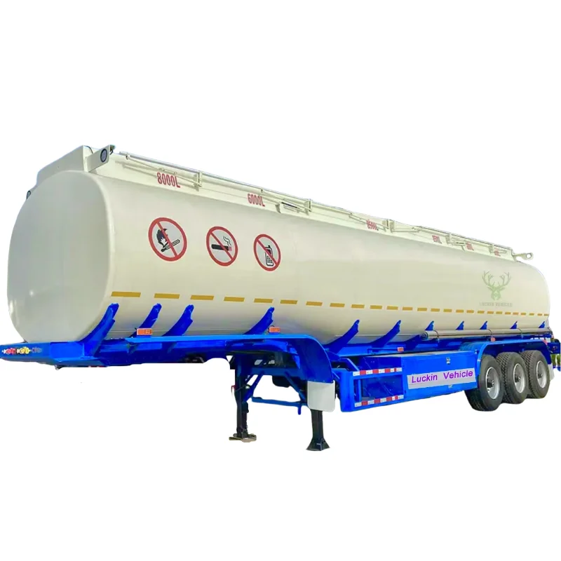 3 Axles 40000 42000 45000 Liters 10000 Gallons Fuel Tanker Trailer Tank Truck Trailer Tank Trailers for sale
