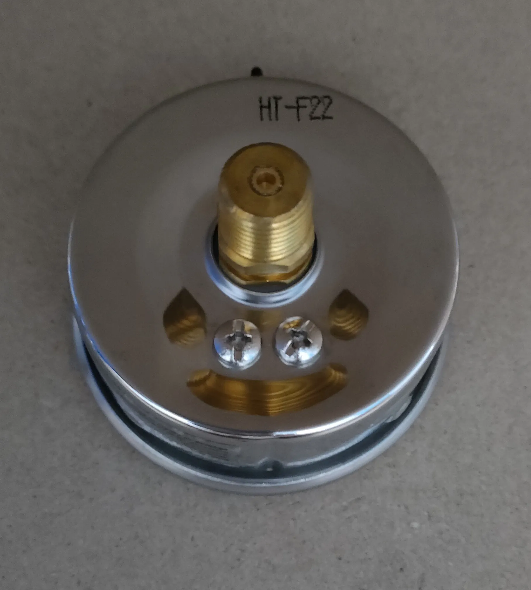 High Quality 2018 hot sell 63mm-30HG-15PSI back bourdon tube Single needle pressure gauge