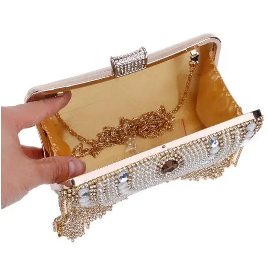 Rhinestone Wedding Handbag Purse Crystal women Evening Handbag Womens Crystal Evening Clutch Bag