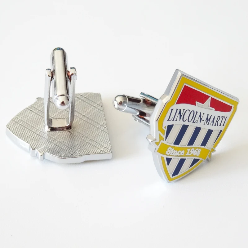 Wholesale Custom Fashion Metal Gold Silver Luxury Fancy Men Cufflinks