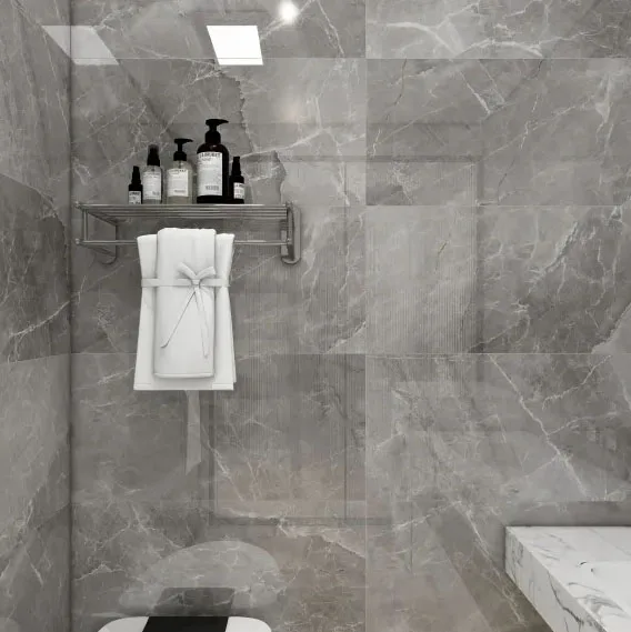 Modern Design Waterproof Soundproof Fireproof  PVC Bathroom Wall Panels