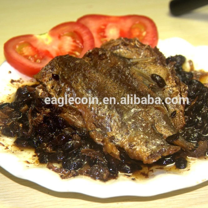 Eagle coin CANNED FISH FRIED DACE WITH BLACK BEANS