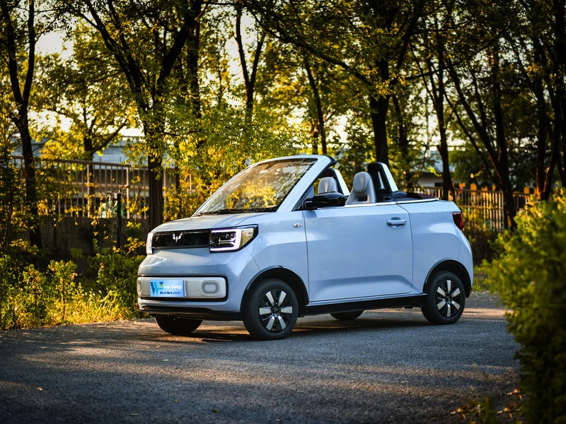 Wuling Hongguang MINI Electric Car Pure Electric 280KM 2 Doors 2 Seats Convertible Version Wuling Hongguang MINI EV small Car