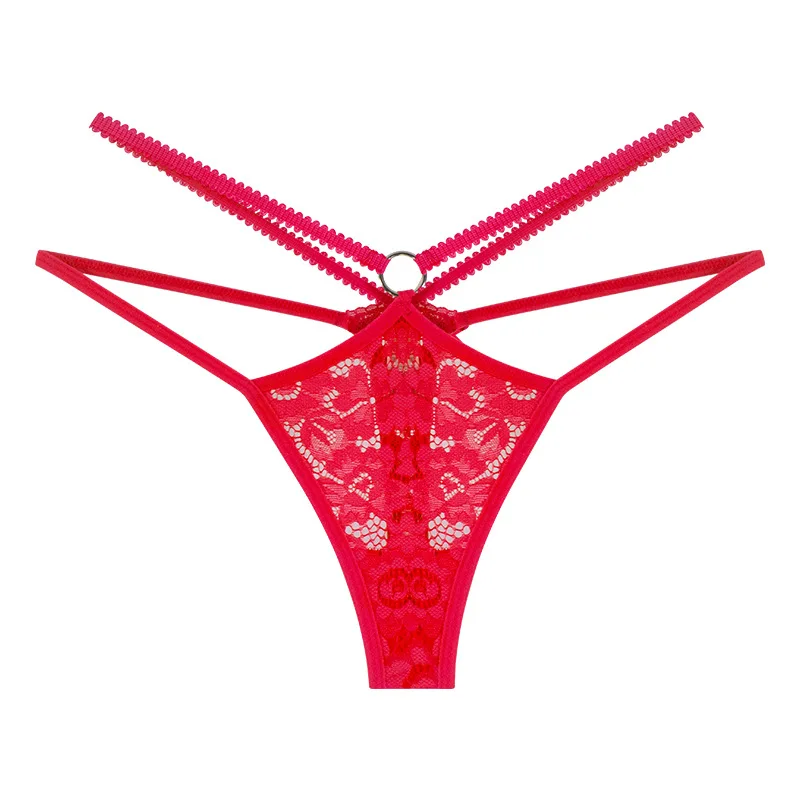 Women Sexy Hollow Elastic Straps Underwear Bandage Thongs Lace Panties G-Strings Lady Lingerie Seamless Briefs Knickers Panty
