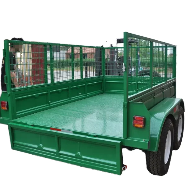 Painted or Galvanized Mesh Trailer With a Two-ton Load