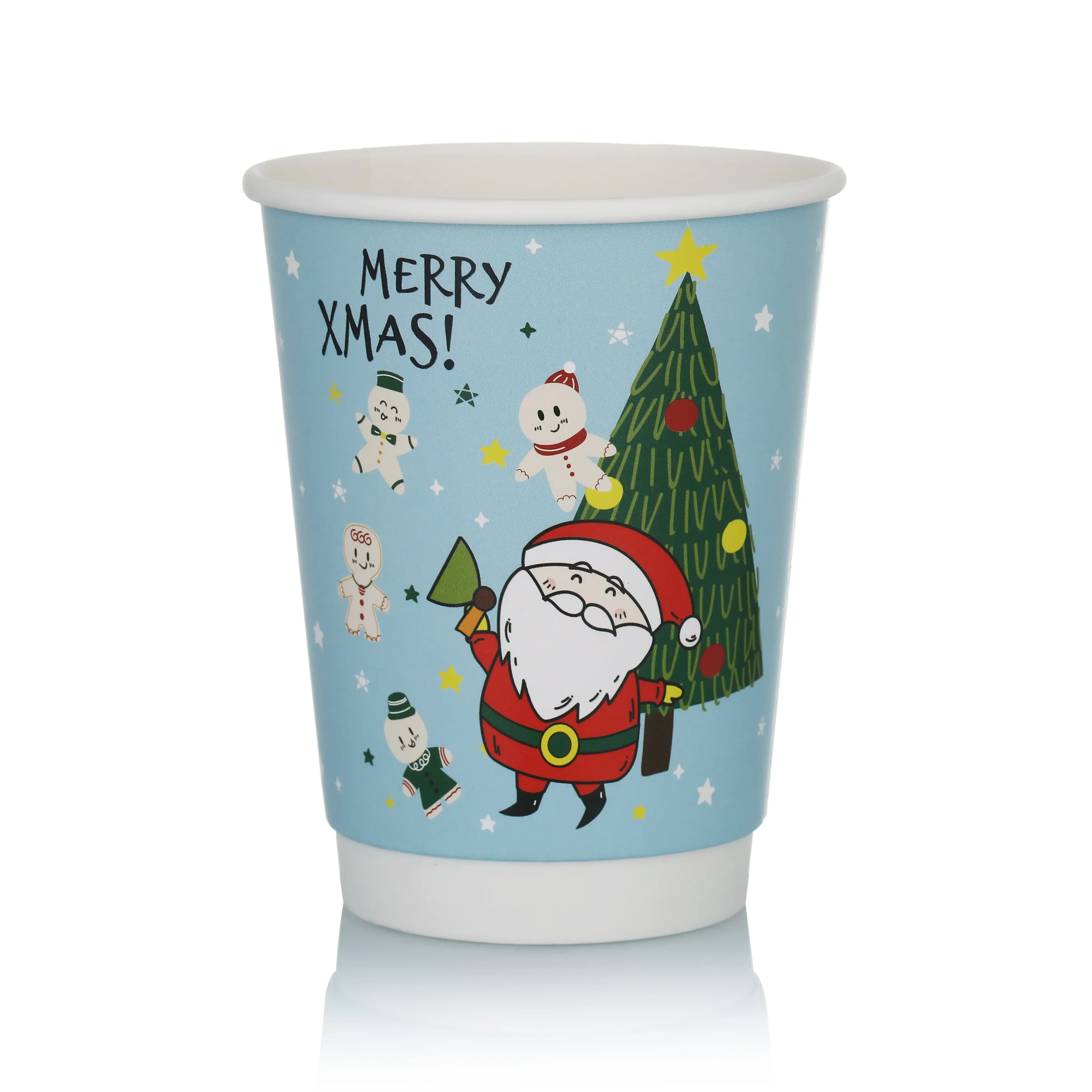 Disposable Biodegradable Food Grade Takeout Drinkware 12Oz Cup With Lid 250Ml For Drink Coffee Soup