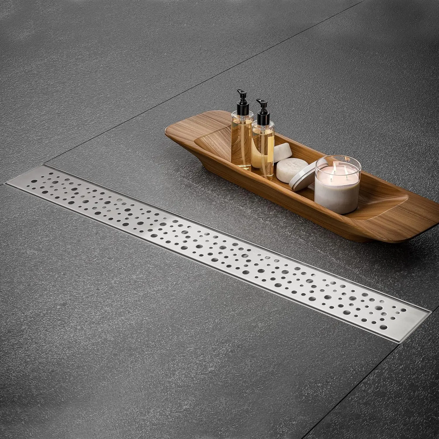 High Quality Anti Odor Linear Drain Rectangle Bathroom Toilet Shower Floor Drain Linear Shower Drain