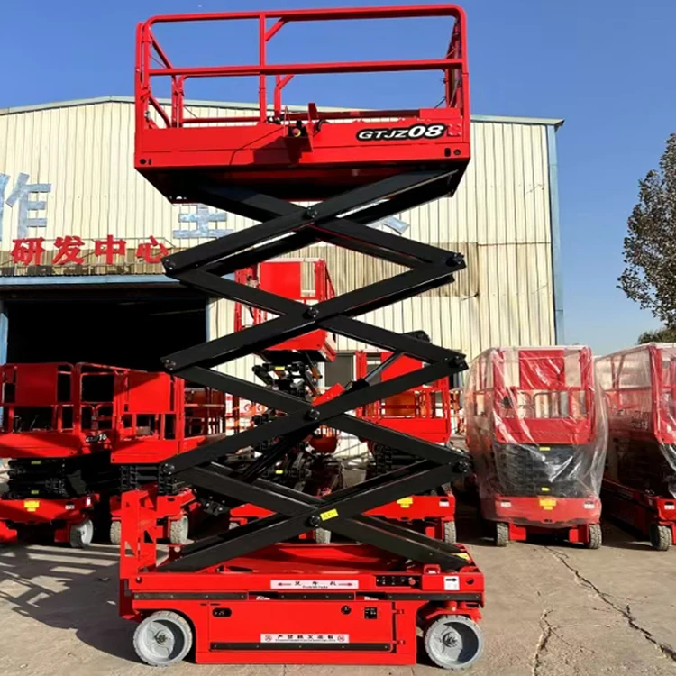 Mobile Scaffolding 4m-20m Platform Manual Lift Hydraulic Lifting Mobile Self Propelled Baker Scaffolding Construction Lifter