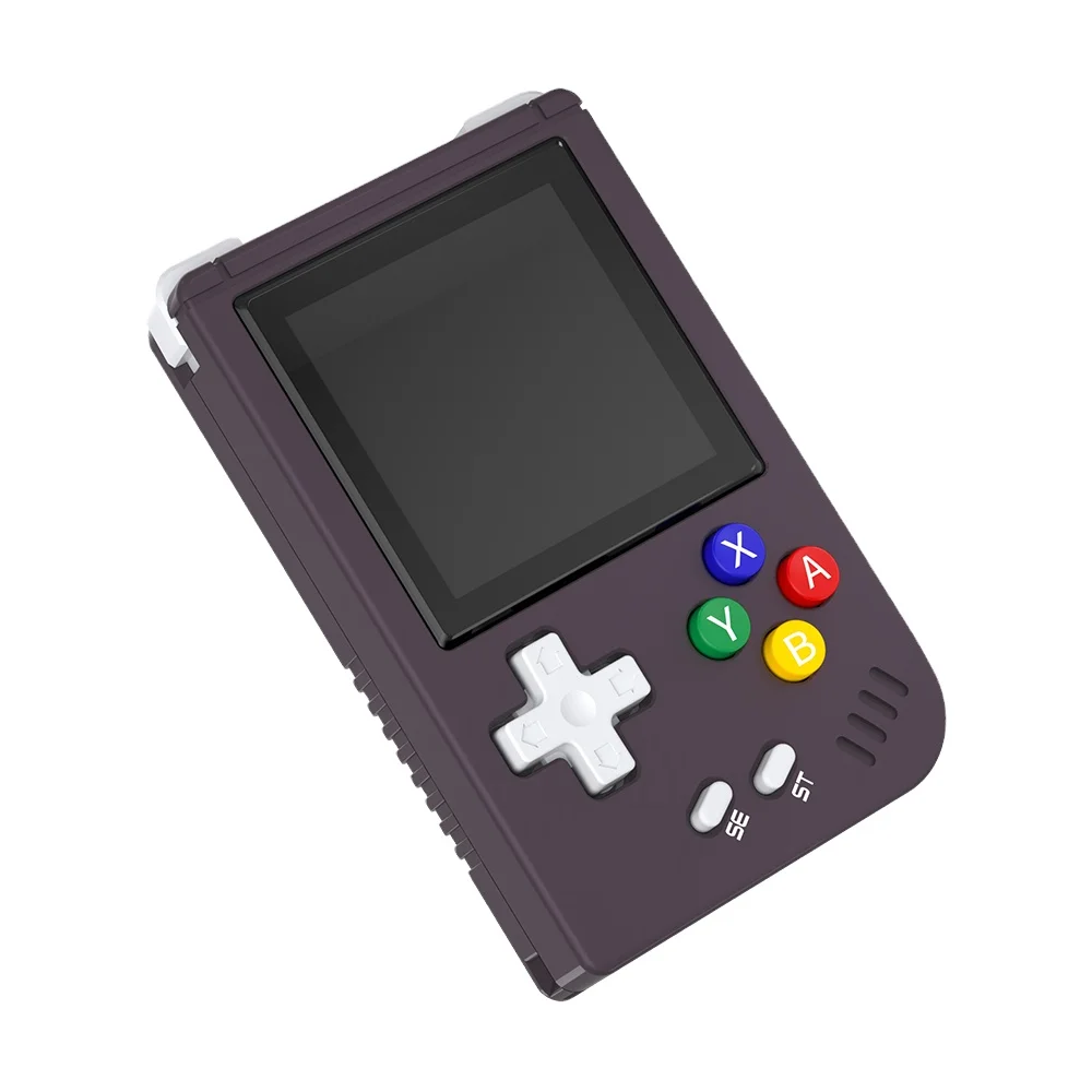 ANBERNIC RGnano 64G Game Player 1.54 Inch Handheld Game Console Adjustable Practical Electronic Toys Linux Games Purple