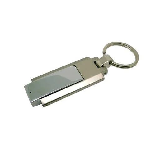 
2020 hottest Wholesale 1GB 2GB 4GB 8GB metal keychain USB Flash Drives 2020 Factory direct flip metal 64gb U disk 