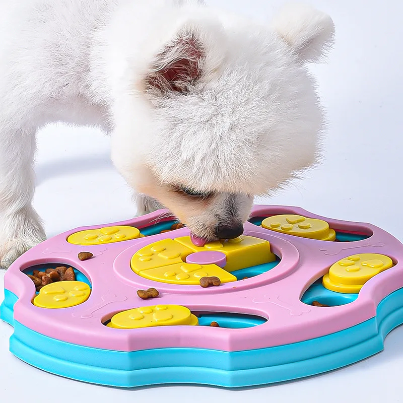 2024 Dog Puzzle Toys Interactive Dog Toy for IQ Training Slow Food Dispenser for Funny feeder easy IQ Games christmas Pet Supply