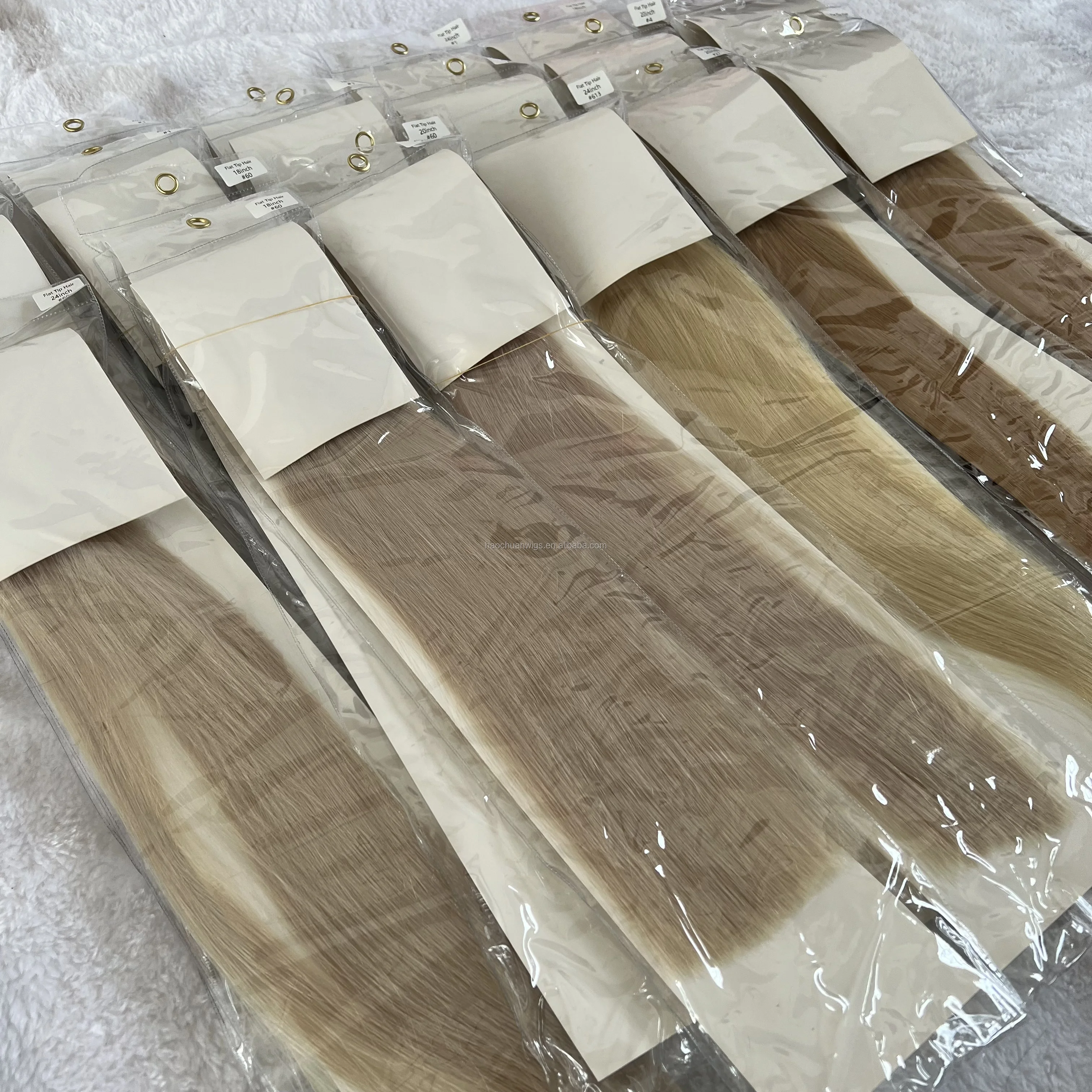 Double Drawn Italian Glue Pre Bonded Keratin I Tip Hair Extensions Cuticle Aligned Remy I Tip Human Hair