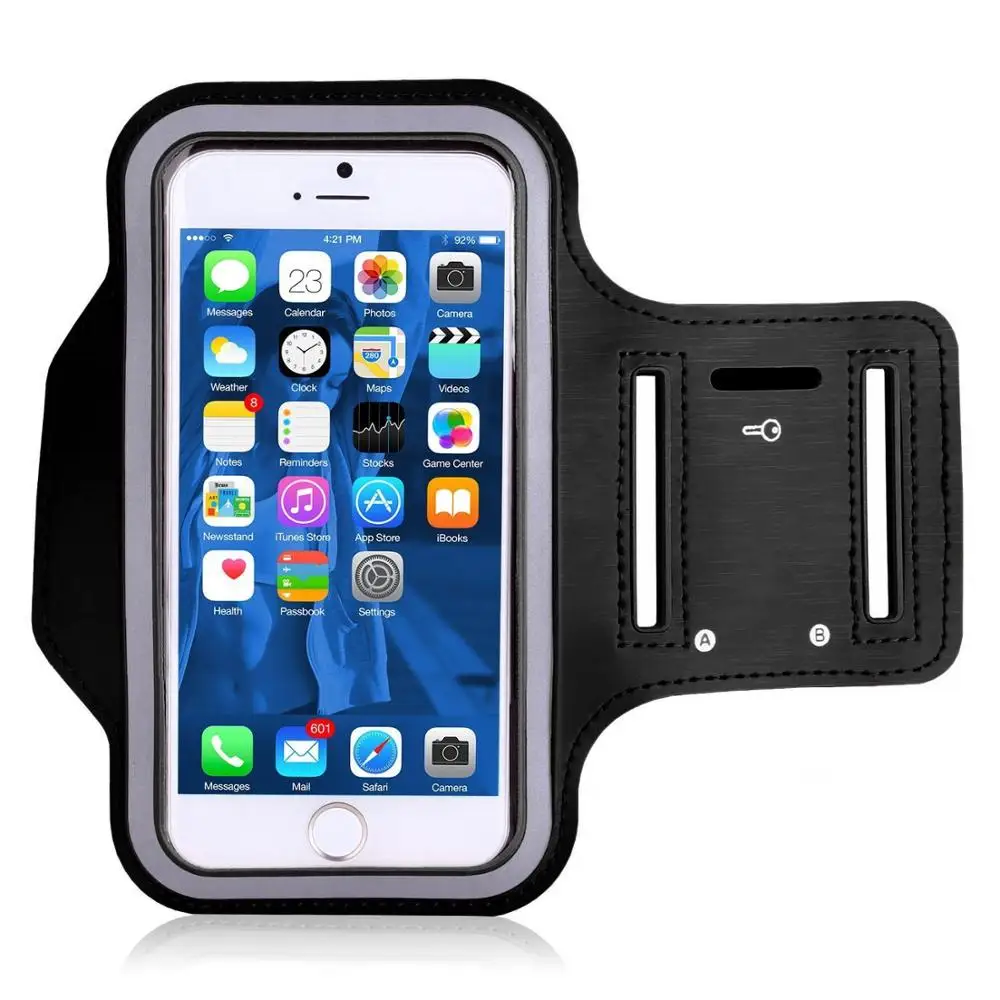 Running Sports Fitness Mobile Phone Arm Bag With Band Strap For Running