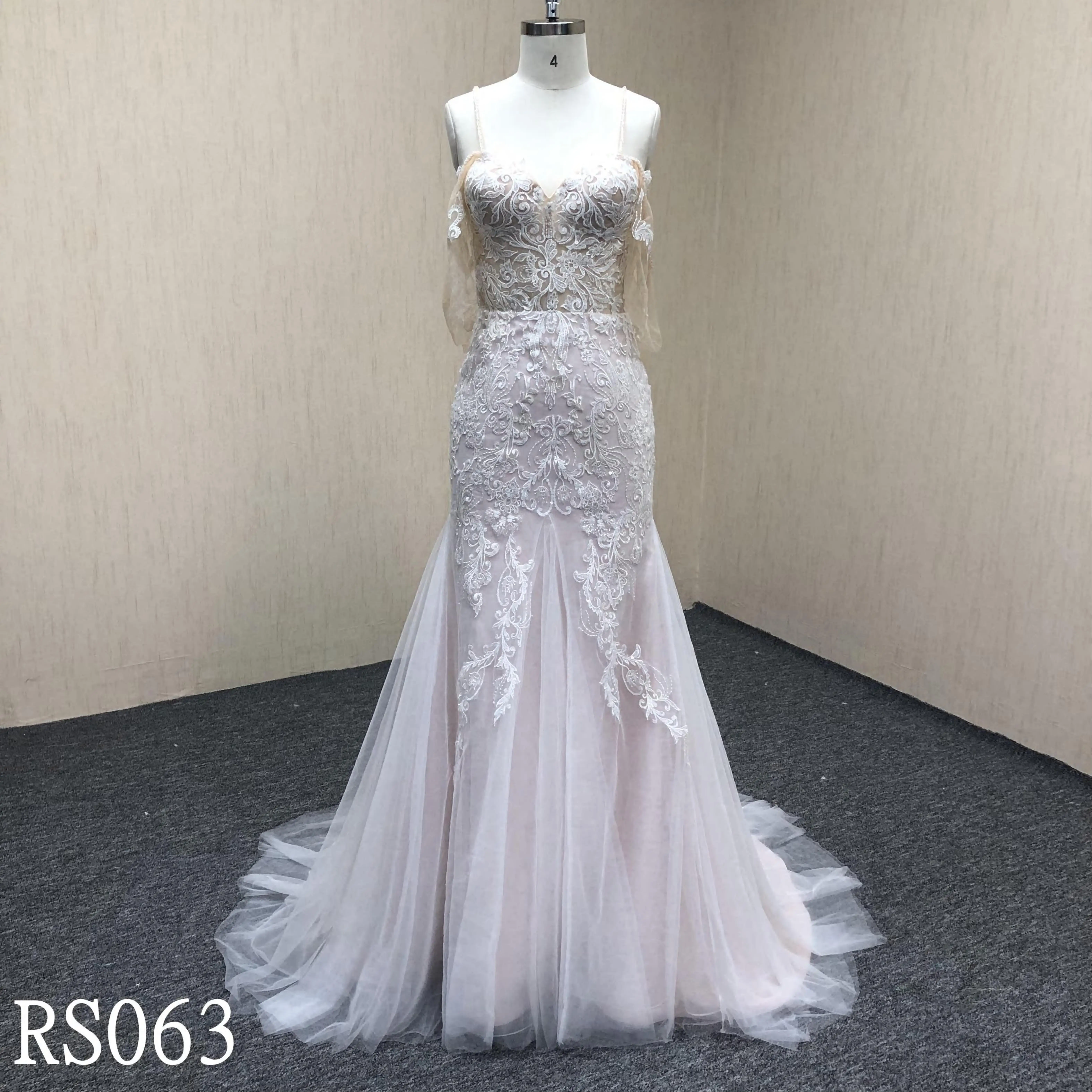 Винтажное свадебное платье-Русалка