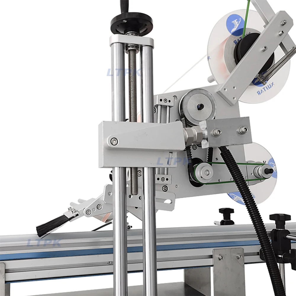 LT-160 Desktop Automatic Flat Labeling Machine Labeler Plane Label Applicator For Boxes Card