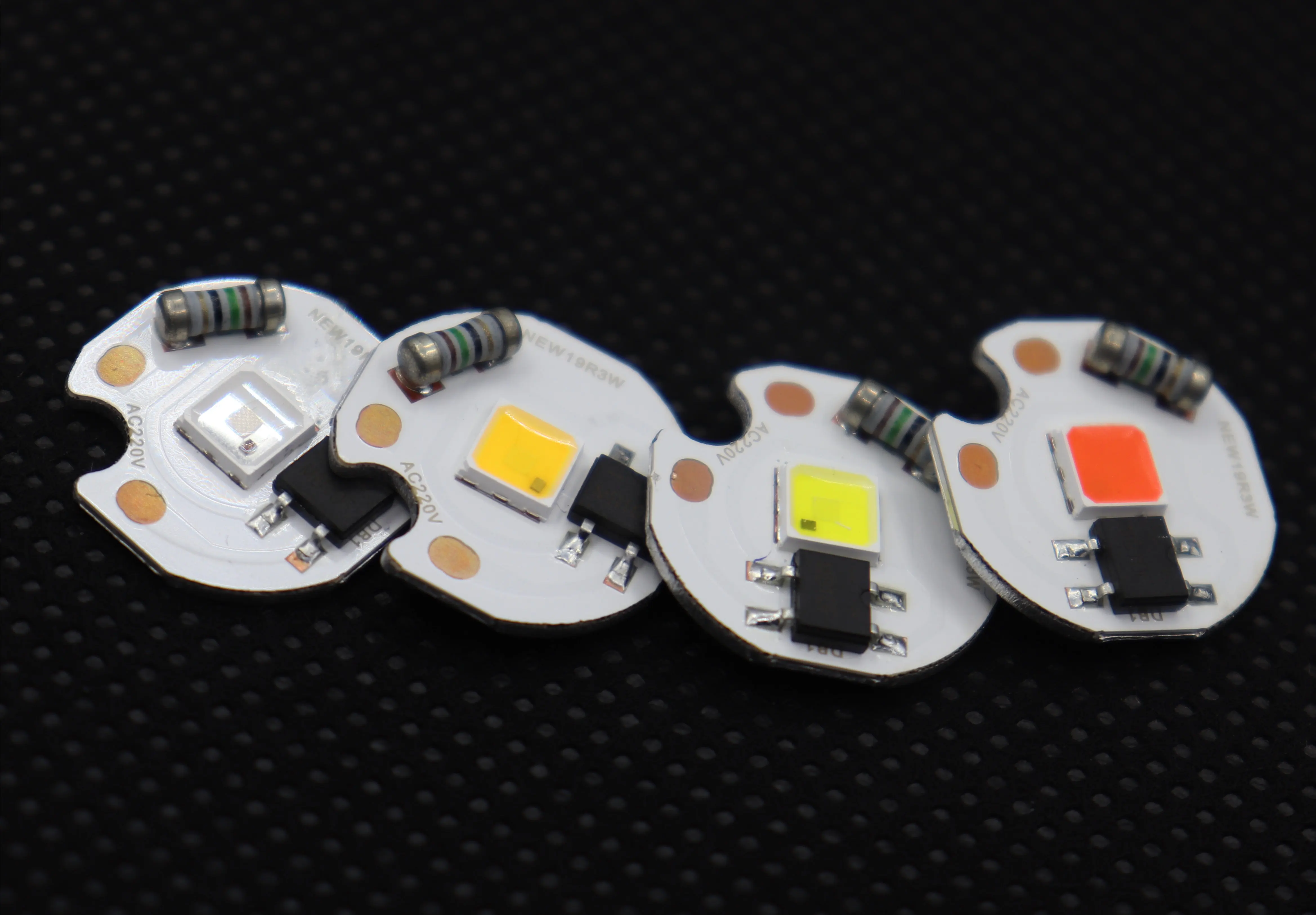 Newspectrum 19mm 3W Mini Spotlight Source LED COB Chip For Jewelry Wine Cabinet 220V 3W LED COB Chip