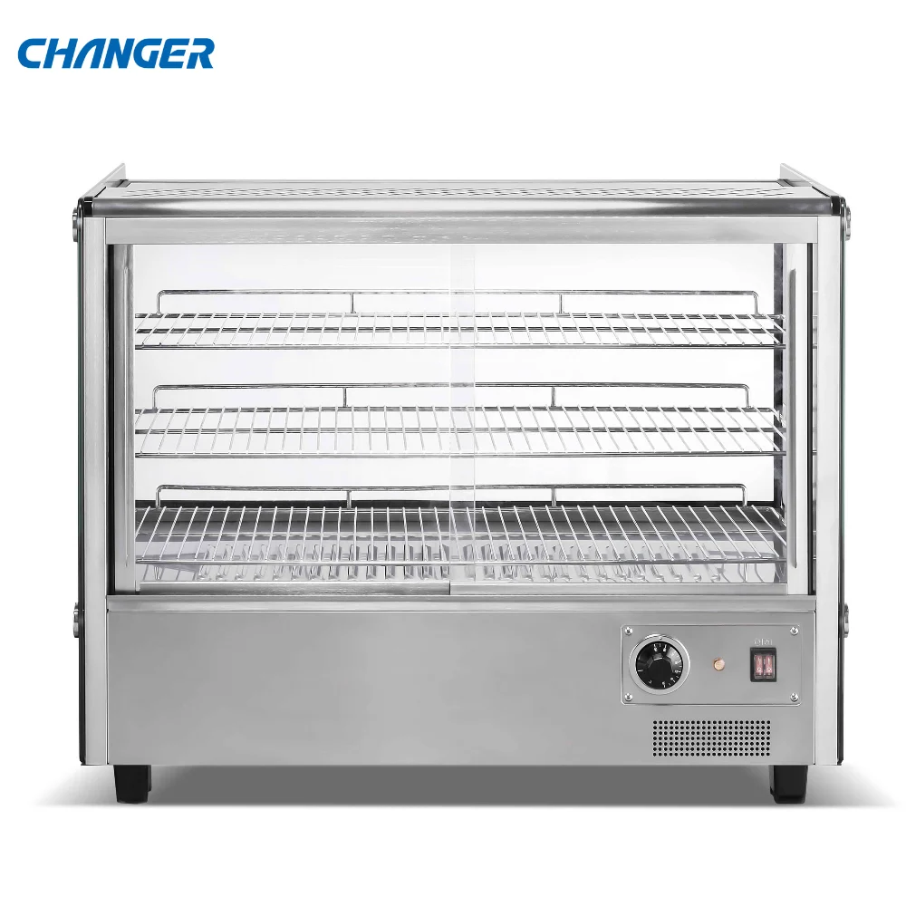 160L Snacks Warmer Display Case Catering Equipment Foodservice Heated Display Showcase with Factory Direct Price