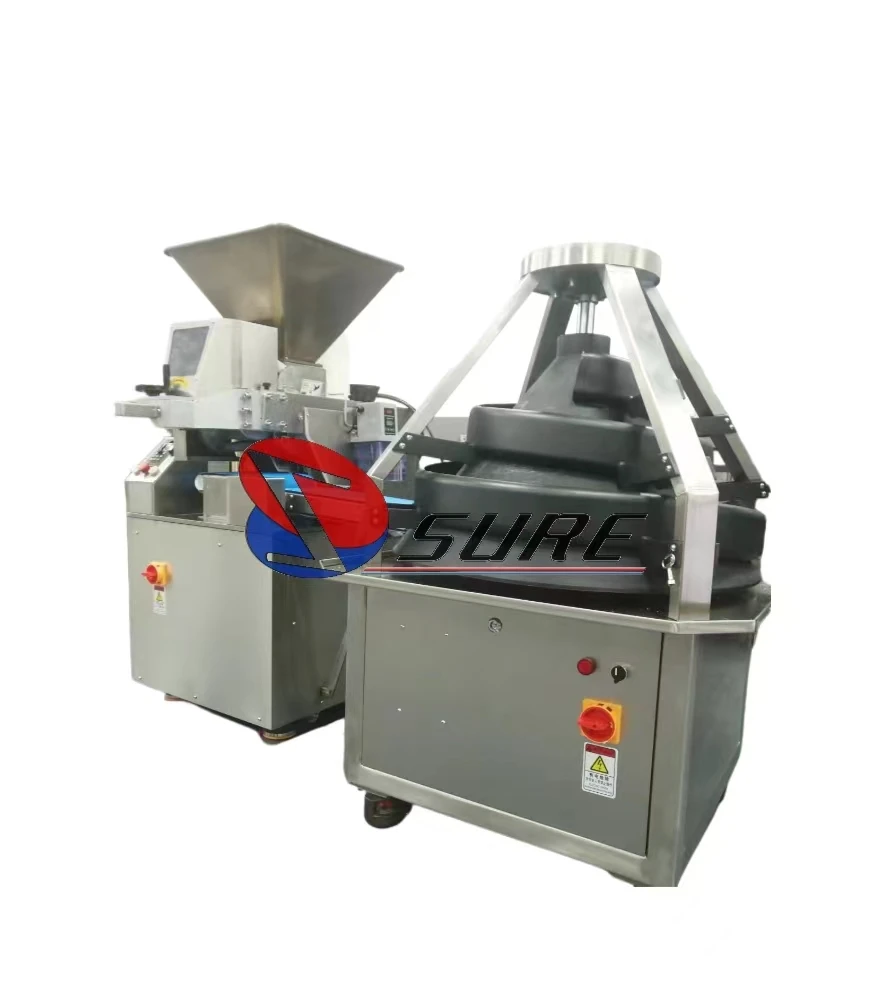 High quality Continuous Ball rounder forming machine Dough roller machine Pizza dough roller